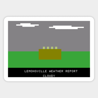 Lemonade stand retro game Sticker